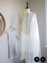 Load image into Gallery viewer, 3PC Daisy Gold (S20) - Sanyra | Ethnic designer clothing