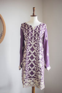Grape Fuzz Shirt - Sanyra | Ethnic designer clothing
