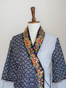 Ethnic Twist Fusion Top (FW19) - Sanyra | Ethnic designer clothing