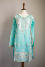 Load image into Gallery viewer, Cool Mint Shirt - Sanyra | Ethnic designer clothing