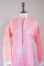 Load image into Gallery viewer, Pink Shadow Shirt - Sanyra | Ethnic designer clothing