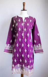 Dreamy Magenta Shirt - Sanyra | Ethnic designer clothing