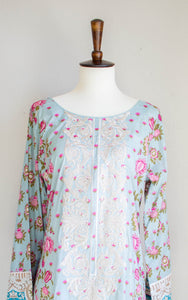 Summery bloom 3 Piece Suit - Sanyra | Ethnic designer clothing