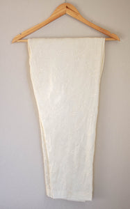 Chikankari Straight Pant - Sanyra | Ethnic designer clothing