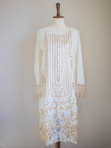 Jasmine Gold 2 Piece Suit - Sanyra | Ethnic designer clothing