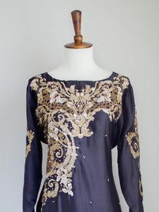 Copper Spark 3 Piece Suit - Sanyra | Ethnic designer clothing