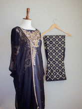 Load image into Gallery viewer, Copper Spark 3 Piece Suit - Sanyra | Ethnic designer clothing