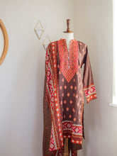 Load image into Gallery viewer, Bohemian Brown 3pc Suit - Sanyra | Ethnic designer clothing