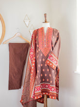 Load image into Gallery viewer, Bohemian Brown 3pc Suit - Sanyra | Ethnic designer clothing