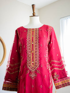 Rosa Glitzer 3pc (m)