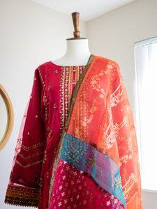 Rosa Glitzer 3pc (m)