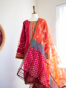 Rosa Glitzer 3pc (m)