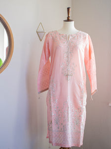 3PC Crystal Pink (W20) - Sanyra | Ethnic designer clothing