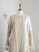 Load image into Gallery viewer, Ice Gold Shirt &amp; Embroidered Coat - Sanyra | Ethnic designer clothing
