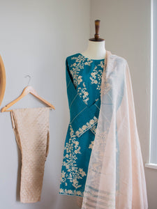 3PC Floral Bliss (S20) - Sanyra | Ethnic designer clothing