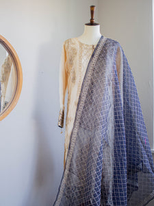 3PC Natural Blush (S20) - Sanyra | Ethnic designer clothing