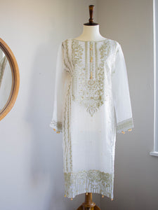3PC Daisy Gold (S20) - Sanyra | Ethnic designer clothing