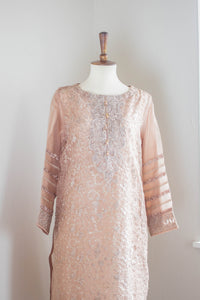 Sand Stone 4 Piece Suit - Sanyra | Ethnic designer clothing