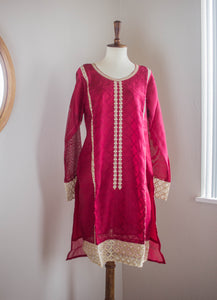 Real Red Shirt - Sanyra | Ethnic designer clothing