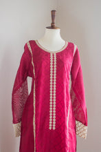 Load image into Gallery viewer, Real Red Shirt - Sanyra | Ethnic designer clothing