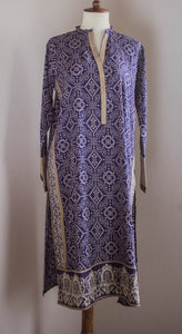 Midnight Blue 3 Piece Suit - Sanyra | Ethnic designer clothing