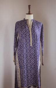 Midnight Blue 3 Piece Suit - Sanyra | Ethnic designer clothing
