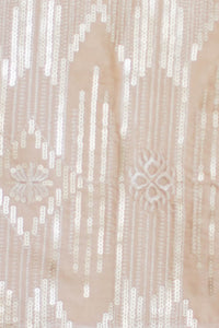 Beige Embroidered Pant - Sanyra | Ethnic designer clothing