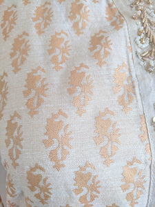 Dusky Gold Shirt - Sanyra | Ethnic designer clothing