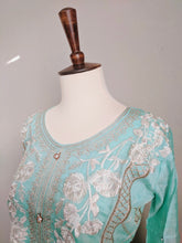 Load image into Gallery viewer, Cool Mint Shirt - Sanyra | Ethnic designer clothing